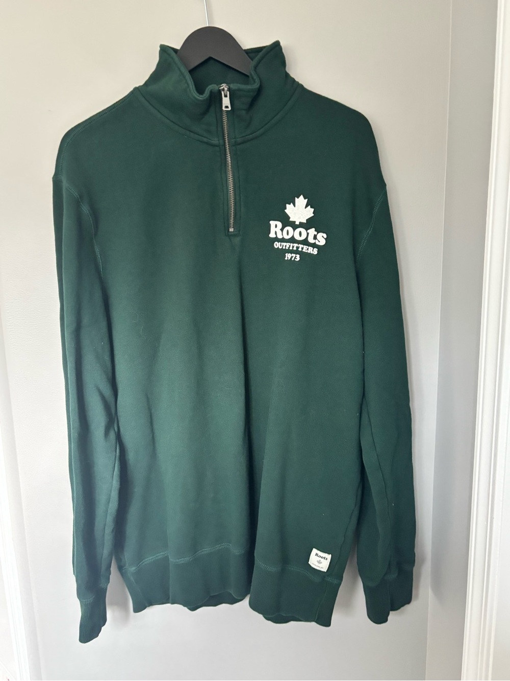 Roots 1/4 Zip Sweatshirt - Size: XL
